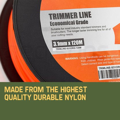 NNEMB 3.1mm x 120M Squared Tip Trimmer Line