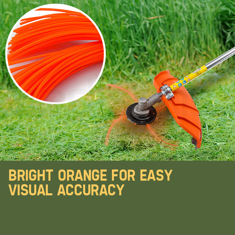 NNEMB 3.1mm x 120M Squared Tip Trimmer Line