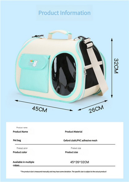 NNEDSZ Green Colors Pet Carrier Backpack, Breathable Cat Carrier Backpack with Transparent Window, Airline Approved Dog Backpack Carrier for Small Dogs and Cats, Travel Hiking Camping