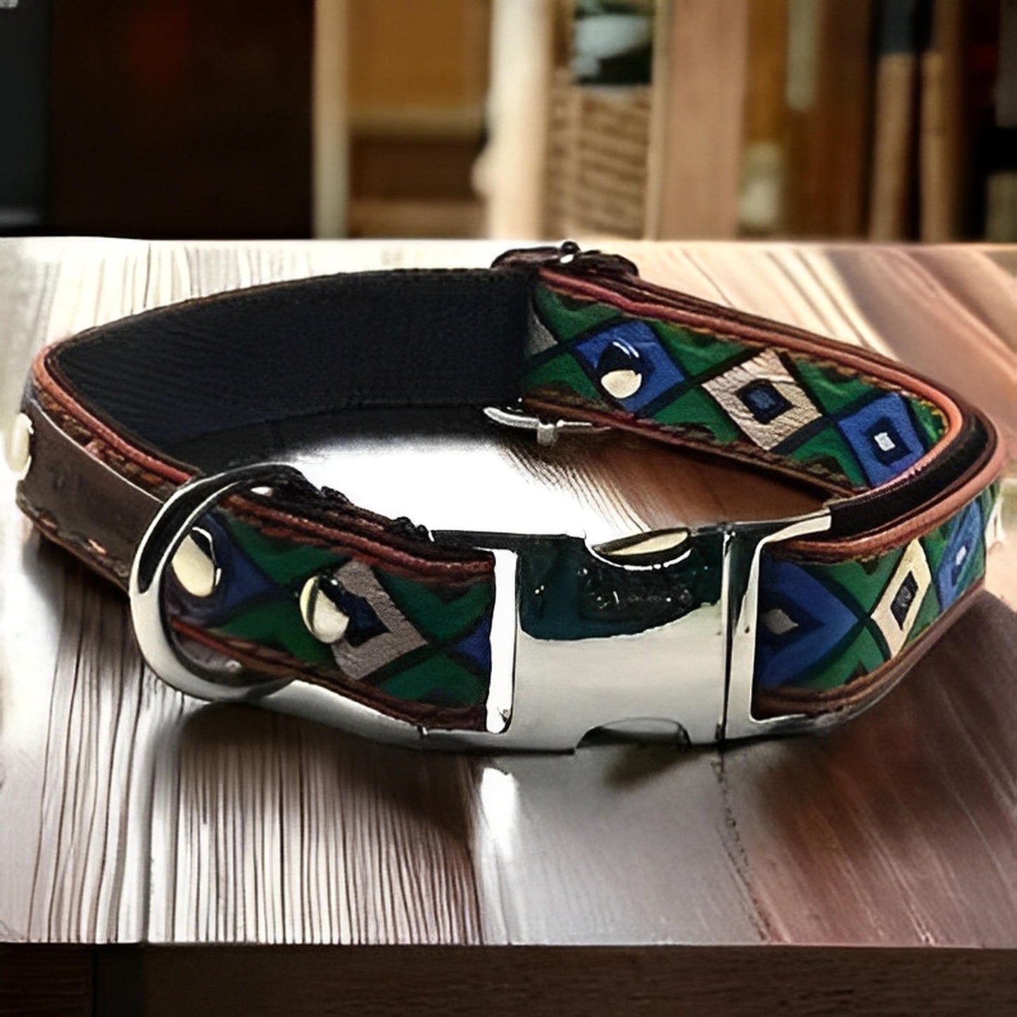 Regal Paws Designer Cotton Dog Collar 🌟