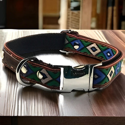 Regal Paws Designer Cotton Dog Collar 🌟